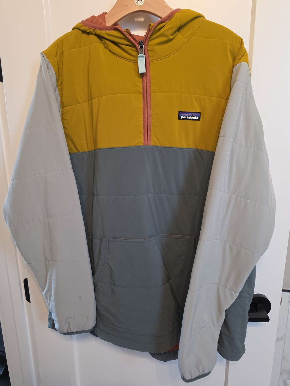 Patagonia Ribbed Pullover in Rust Orange